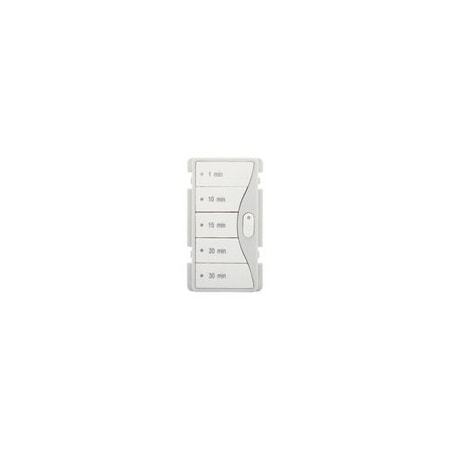 Eaton Wiring Devices 2.25in x 2.88in x 4.38in, White Satin, 1/10/15/20/30 Min, Timer Color Change Kit 955MKWS-P